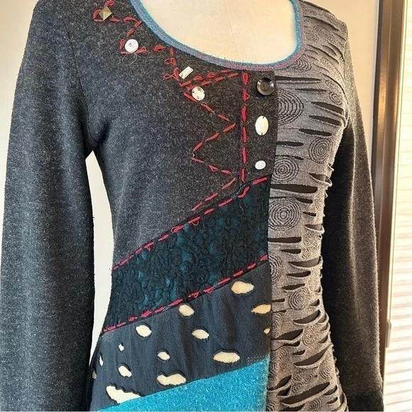 Point Zero Tunic Sweater/Medium - Picture 4 of 9